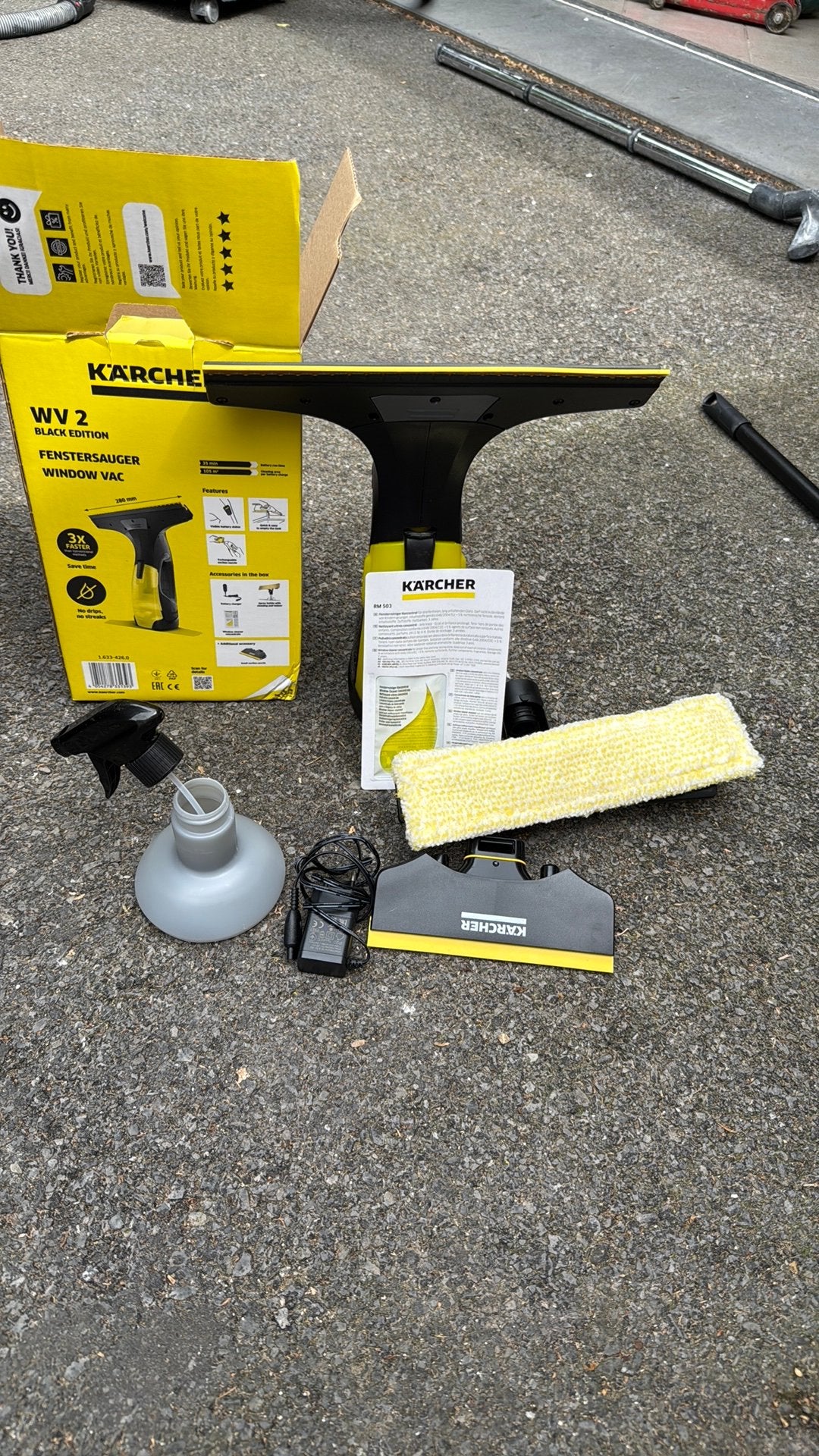 Karcher WV2 Black Edition, Ophalen