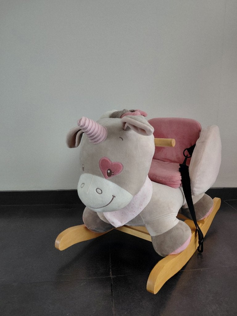 Schommelpaard nattou, Ophalen, Gebruikt
