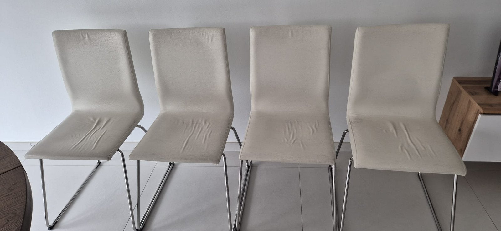 4 chaises, Maison & Meubles, Tabourets de bar, Enlèvement, Utilisé
