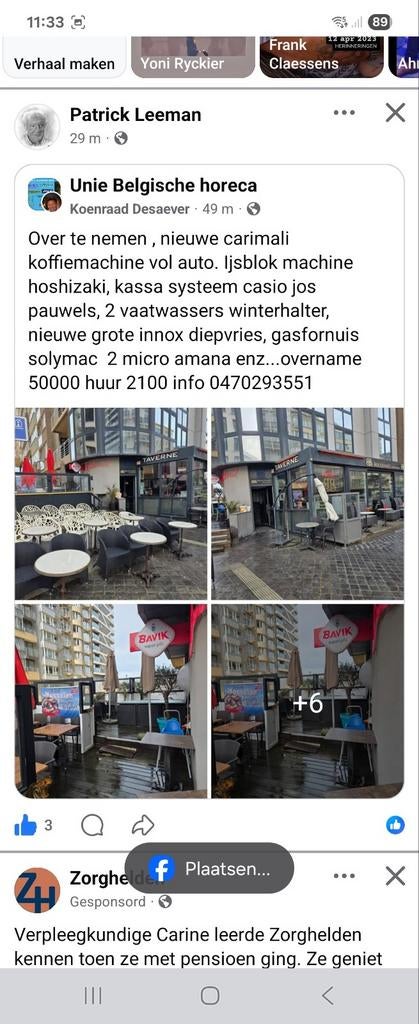 Prachtige zaak over te nemen, Zakelijke goederen, Exploitaties en Overnames