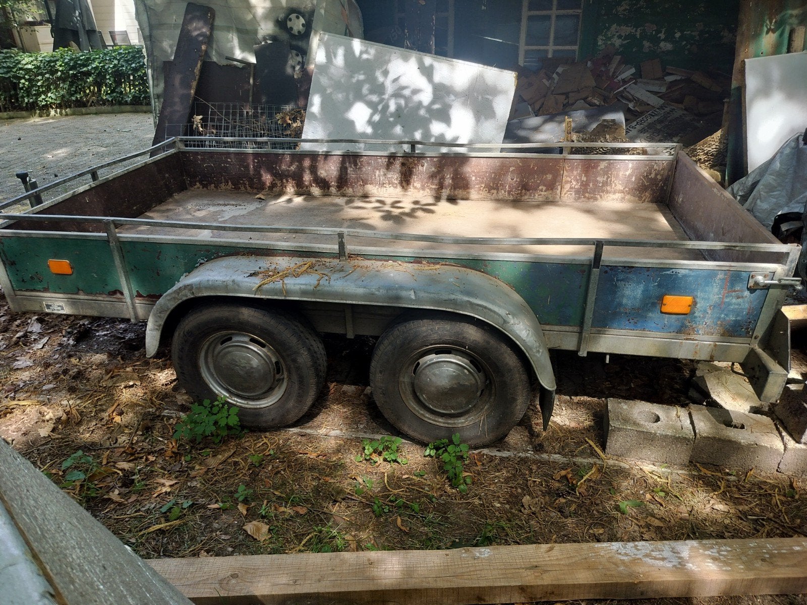 Aanhangwagen dubbelas geremd, Auto diversen, Aanhangers en Bagagewagens, Ophalen