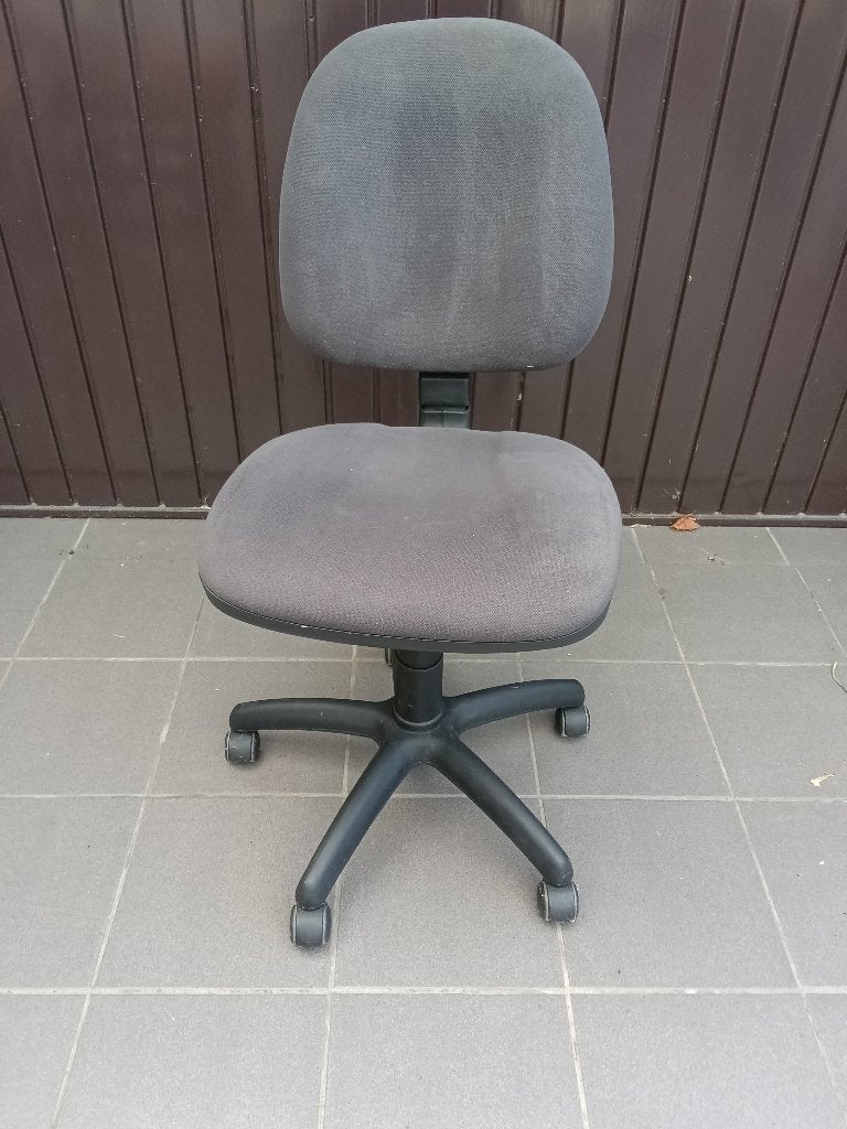 Bureau stoel, Ophalen, Gebruikt, Grijs, Bureaustoel