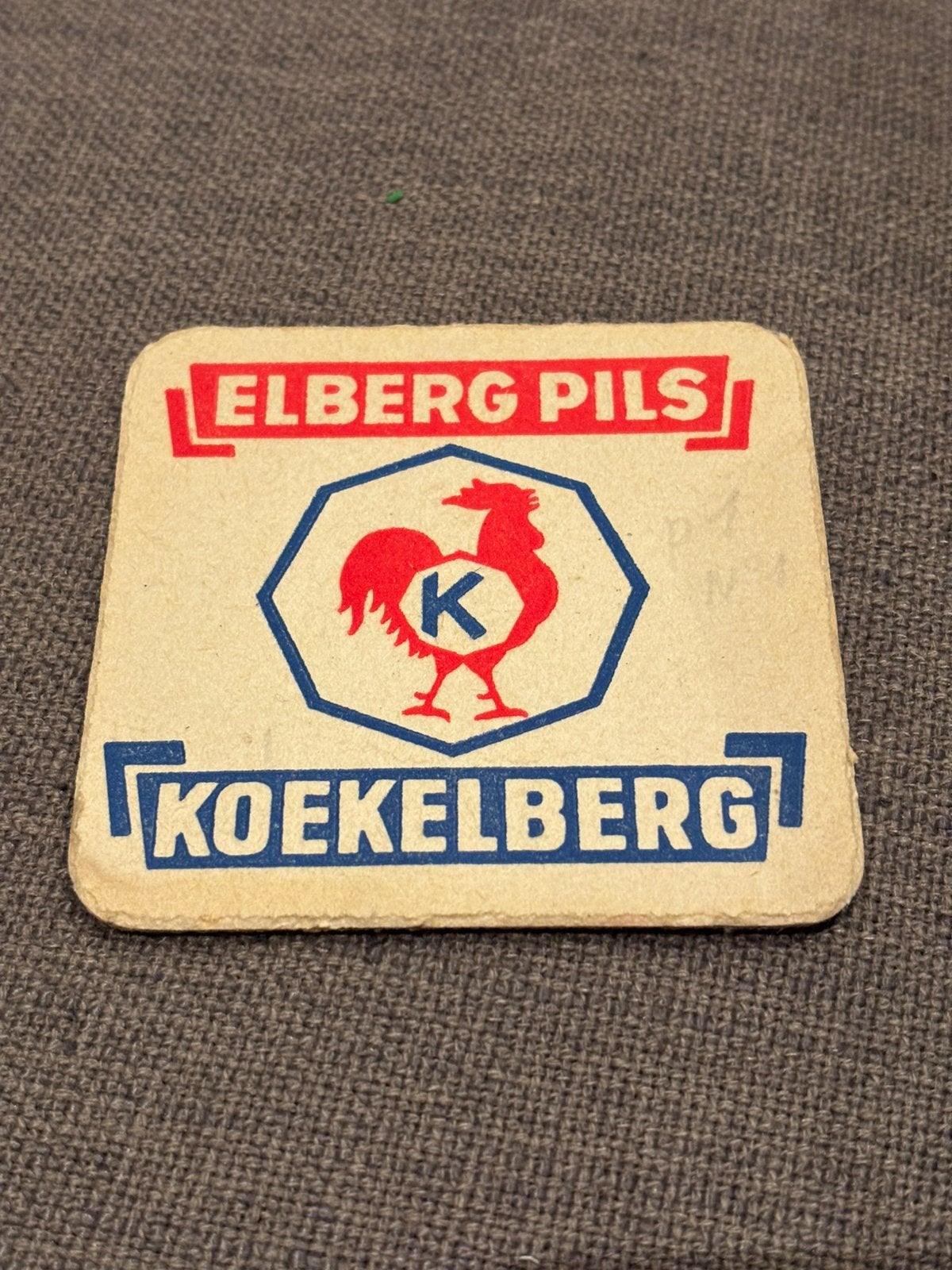 Elberg Pils, Ophalen of Verzenden, Gebruikt, Viltje(s)