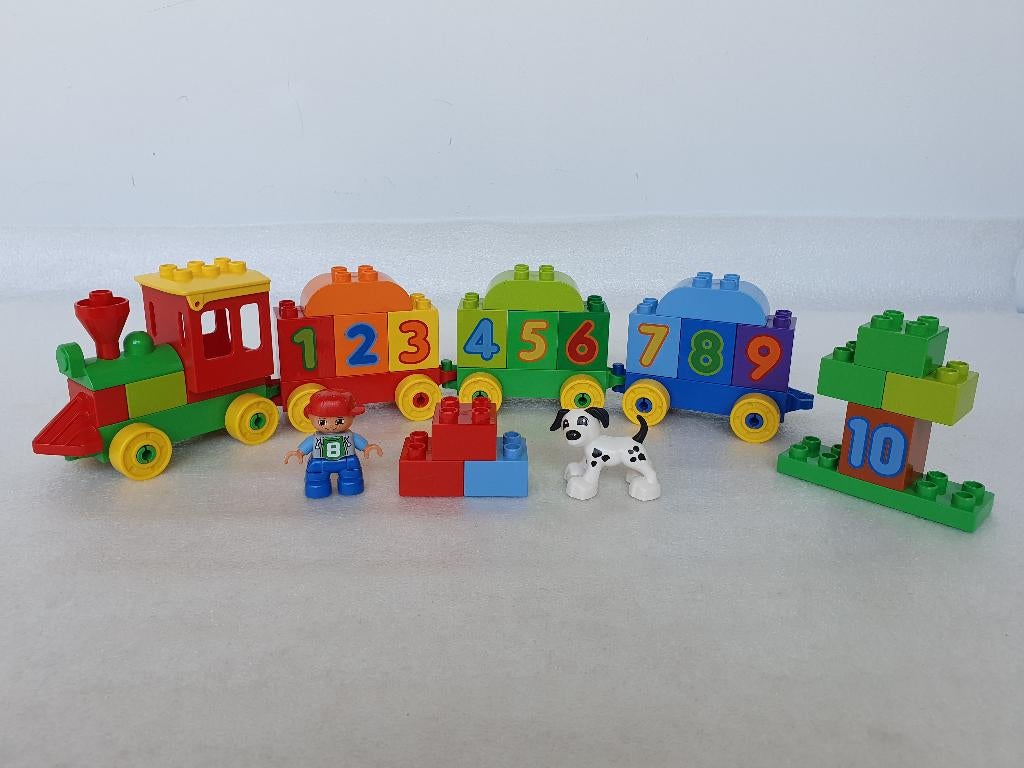 Lego Duplo 10558: Getallentrein, Kinderen en Baby's, Gebruikt, Ophalen of Verzenden, Compleet, Duplo