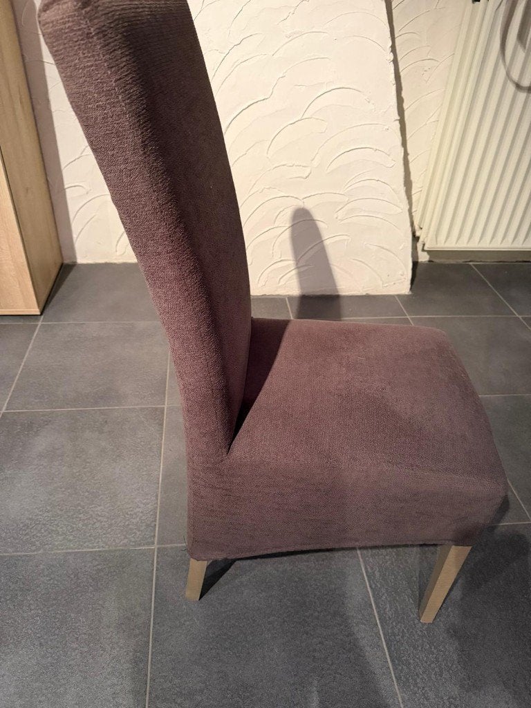 stoelen, Maison & Meubles, Gris, Bois, Comme neuf, Enlèvement