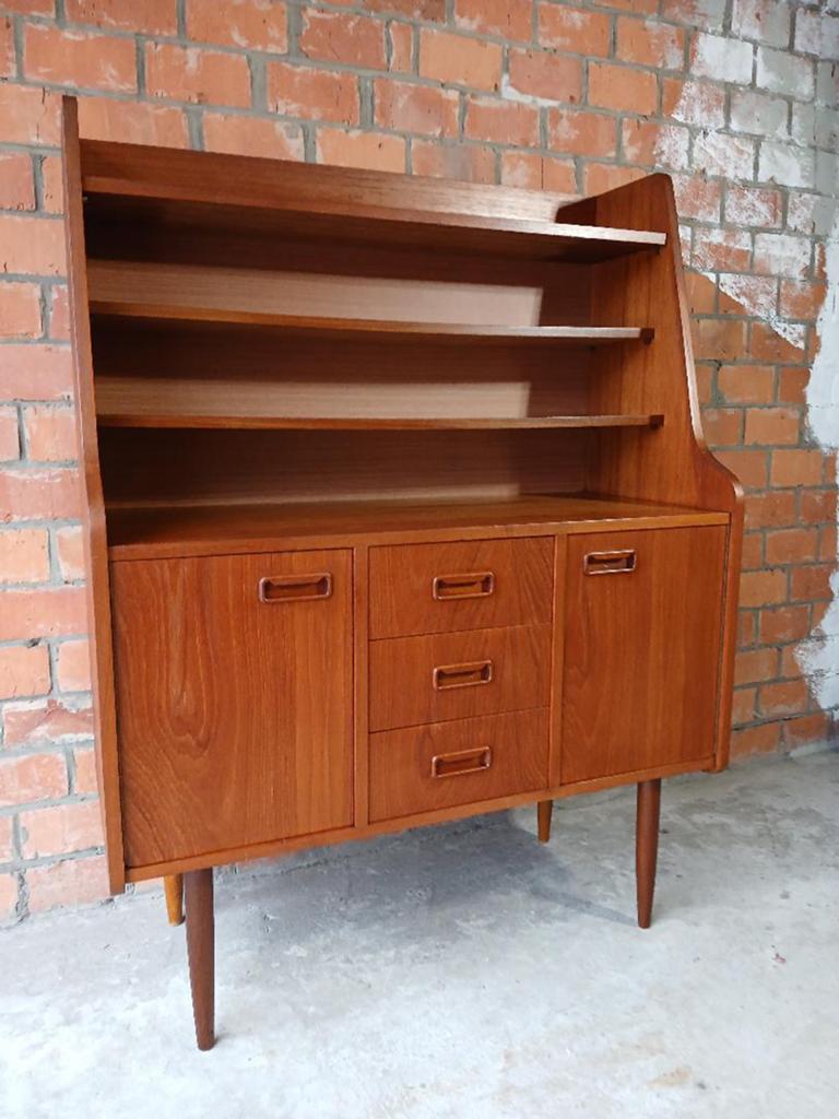 Vintage mid century buffetkast / wandkast, Ophalen, Zo goed als nieuw