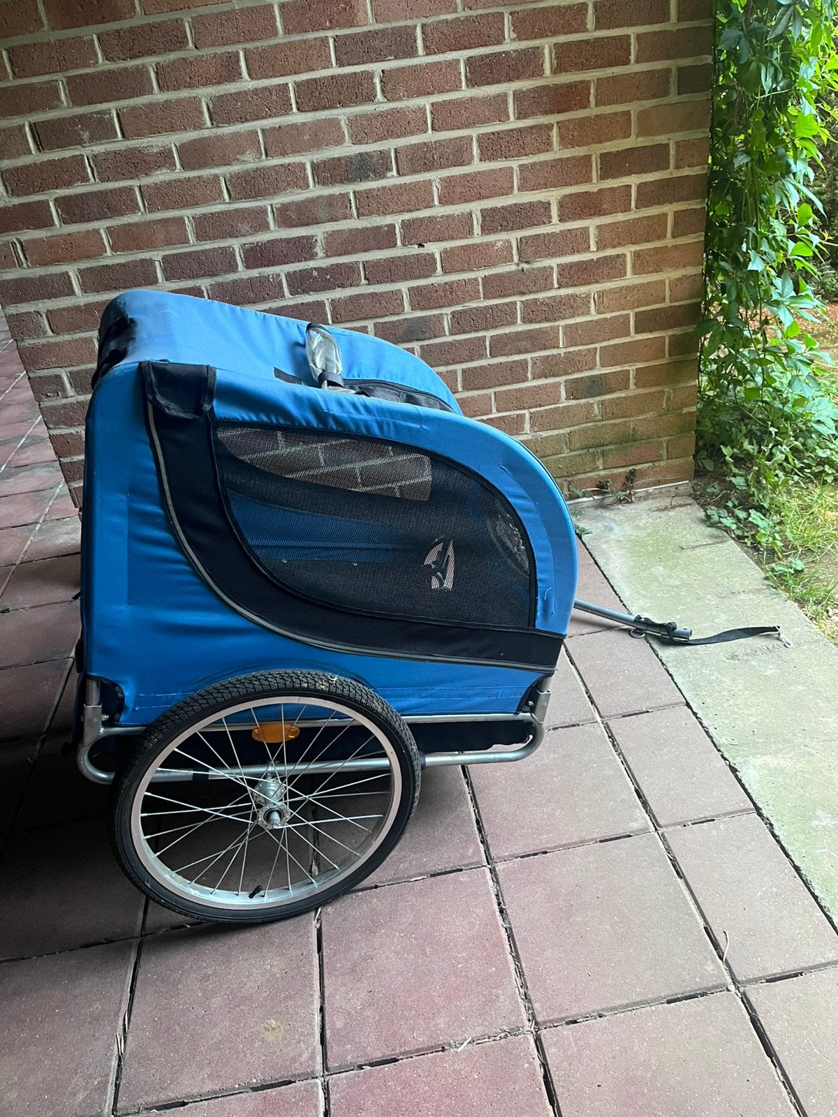 Remorque velo, Fietsen en Brommers, Fietsaccessoires | Aanhangwagens en Karren, Ophalen, Gebruikt, Vering, 20 tot 40 kg