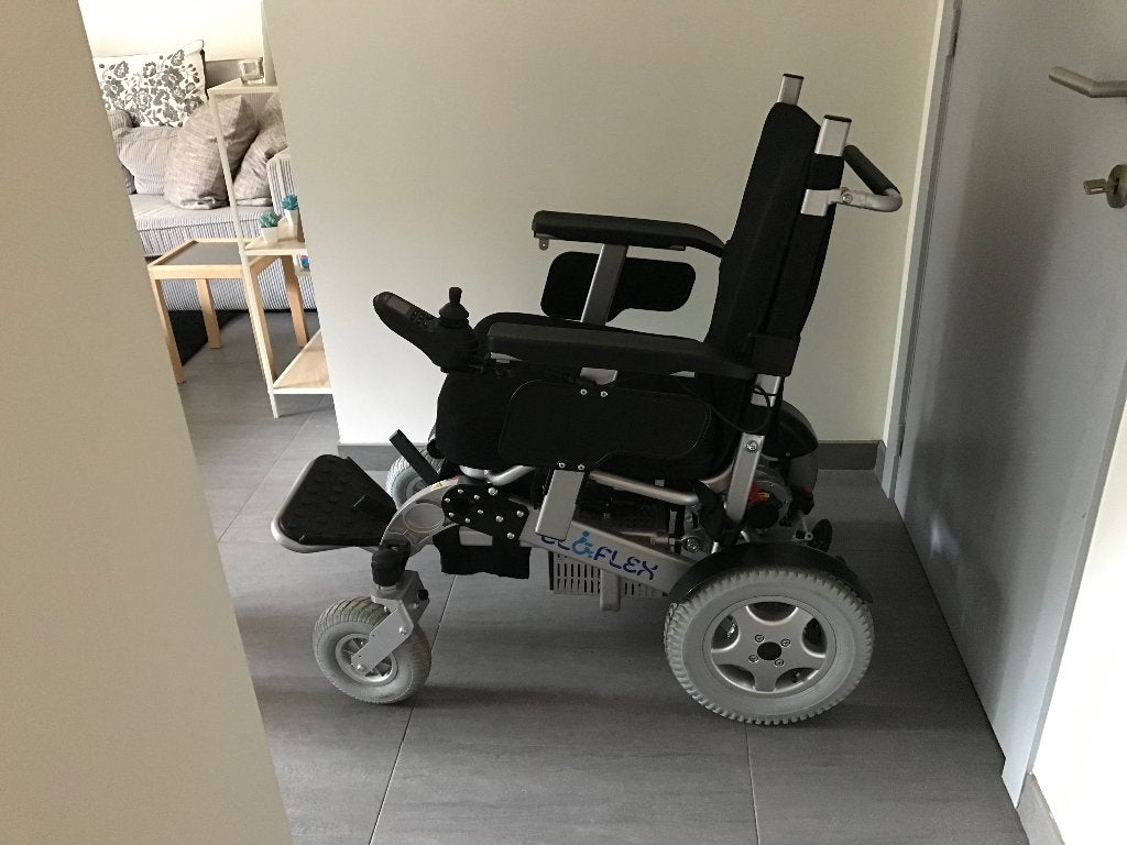 Elektrische rolstoel, Enlèvement, Comme neuf, 46 km ou plus, 10 km/h ou moins