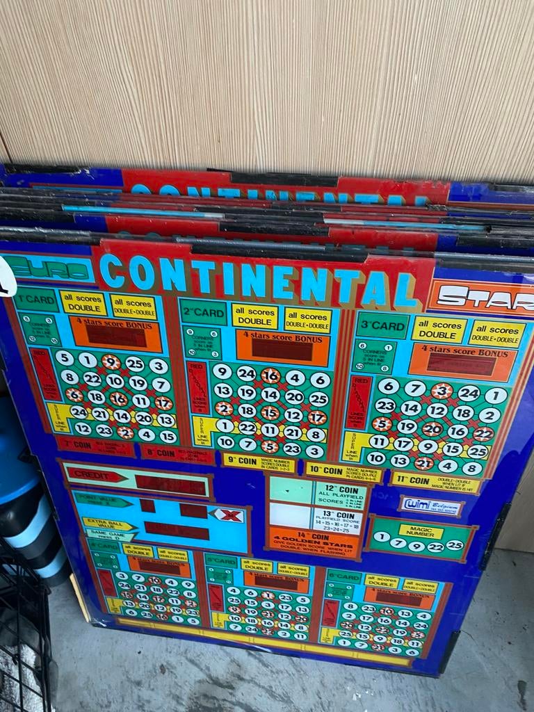 Mooie decoratieve glasplaten bingo, Ophalen, Zo goed als nieuw