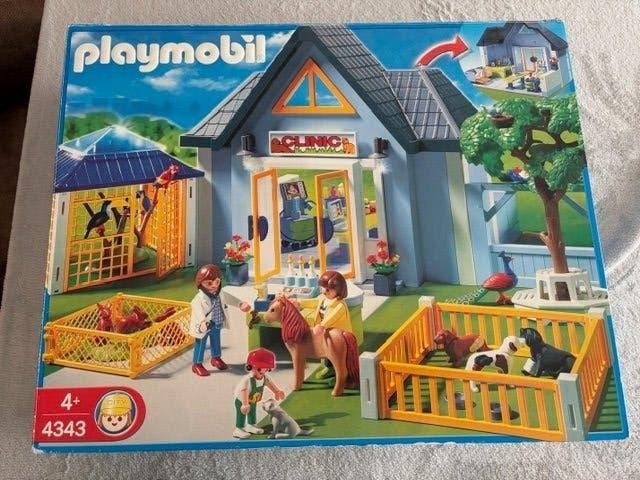 Playmobil - 4343 - Clinique vétérinaire, Bâtiment, Comme neuf, Kit complet, Enlèvement