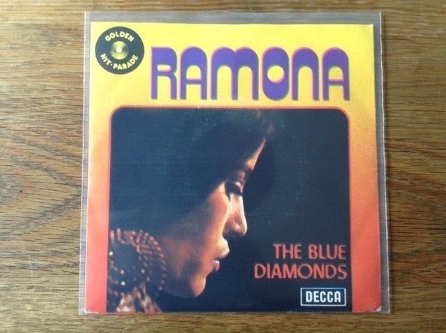 single the blue diamonds, Housse de protection extérieure, Enlèvement ou Envoi, 7 inch, Rock et Metal