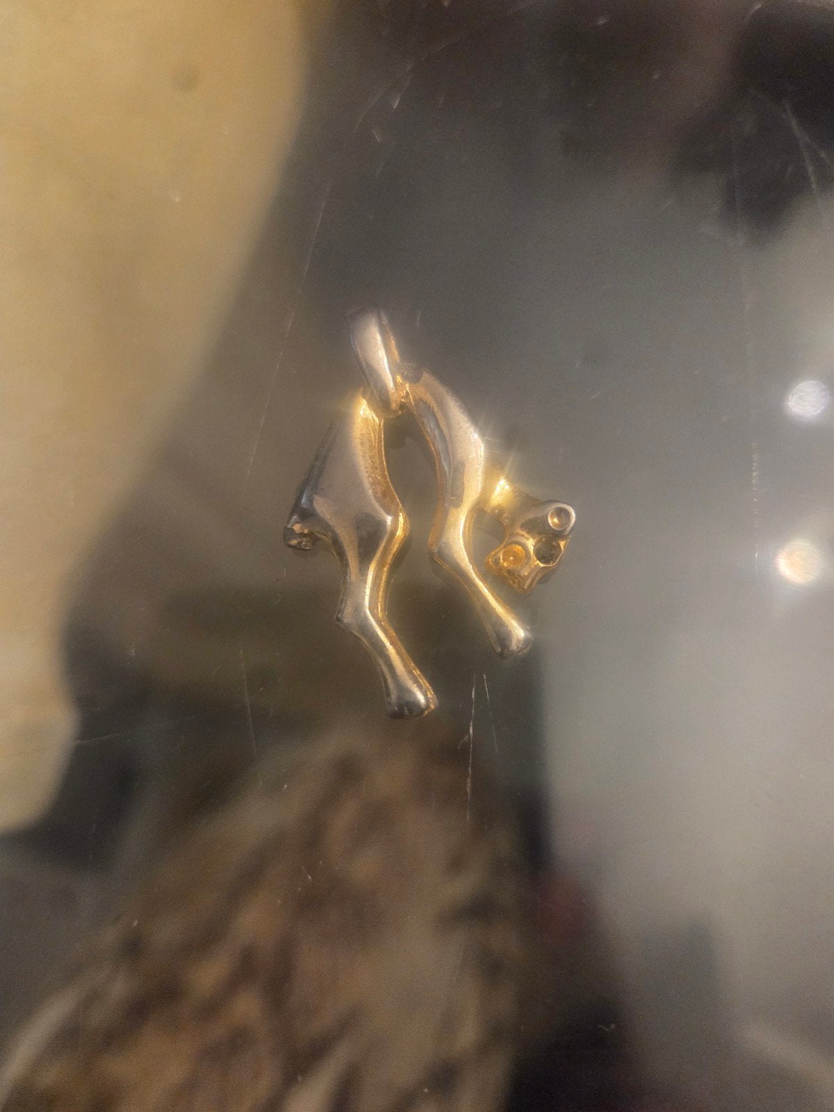 Hanger panter 18kt, Handtassen en Accessoires, Piercings, Ophalen of Verzenden