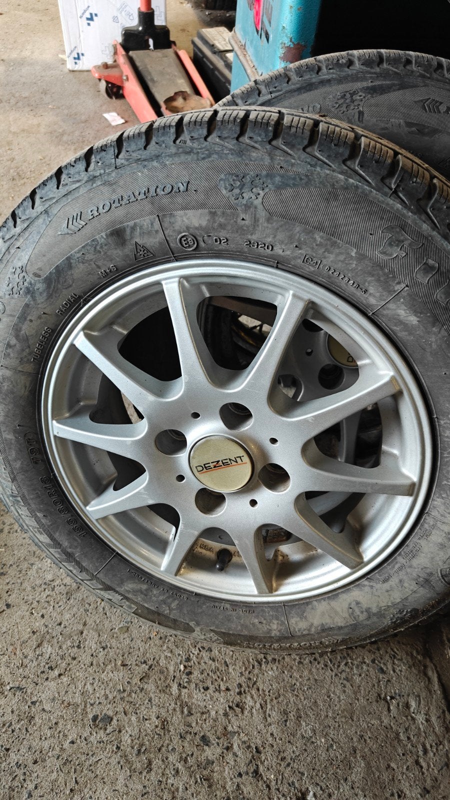 13inch dezent velgen, Ophalen, Gebruikt, 155 mm, 13 inch