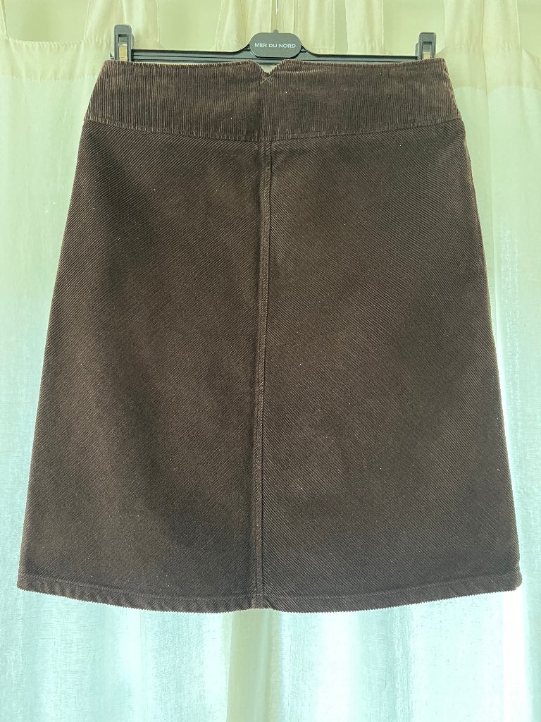 Fluwelen rok, Kleding | Dames, Rokken, Ophalen, Zo goed als nieuw, Bruin