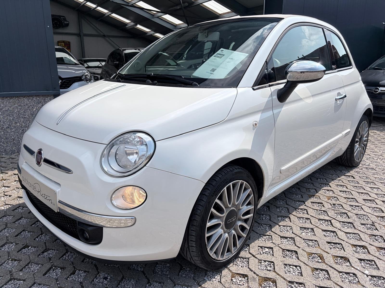 Fiat 500C Cabrio - Benzine, Autos, Fiat, Cuir, Achat, 4 cylindres, Blanc