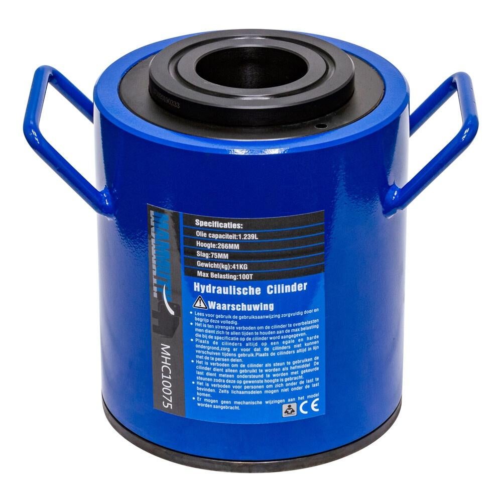 Holcilinder 100 ton slag 75mm, Envoi