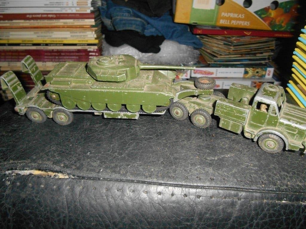 Dinky Major Toys Hornycroft Transporteur char + Dinky Toys T, Hobby & Loisirs créatifs, Enlèvement ou Envoi, Dinky Toys