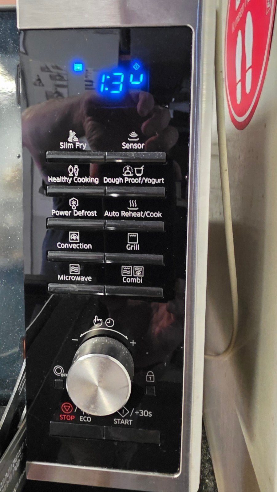 samsung smart oven combi, Elektronische apparatuur, Microgolfovens, Ophalen, Gebruikt, Vrijstaand, Combi-microgolfoven