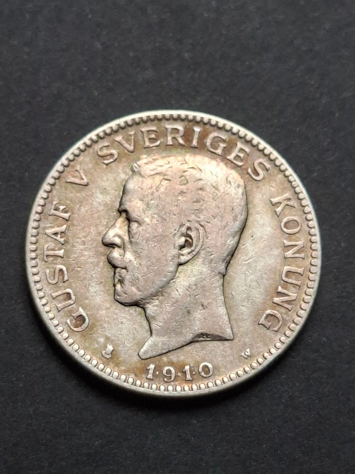 argent 1 couronne 1910 Suède, Timbres & Monnaies, Enlèvement ou Envoi