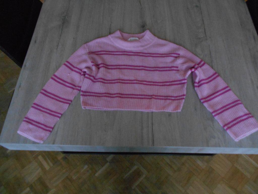 roos trui maat 134 - 140, Kinderen en Baby's, Kinderkleding | Maat 134, Meisje, Trui of Vest, H&M, Ophalen of Verzenden