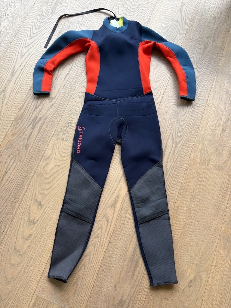 Neopreenpak zeilpak surfpak wetsuit kind 12 jaar, Wetsuit, Verzenden, Zo goed als nieuw, Tribord