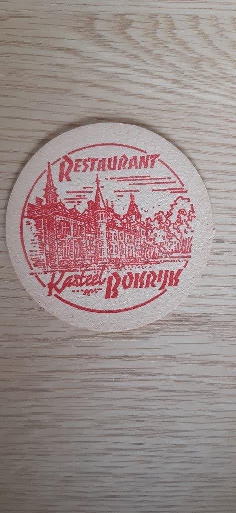 tapis à bière Cristal castle Bokrijk restaurant (?1962-1969), Enlèvement ou Envoi, Comme neuf, Sous-bock, Autres marques