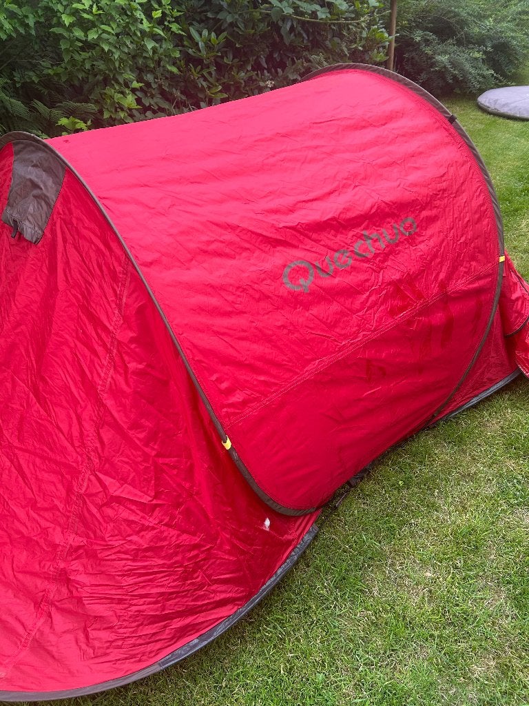 Quechua tent 1 persoon, Ophalen, Gebruikt, Tot en met 2