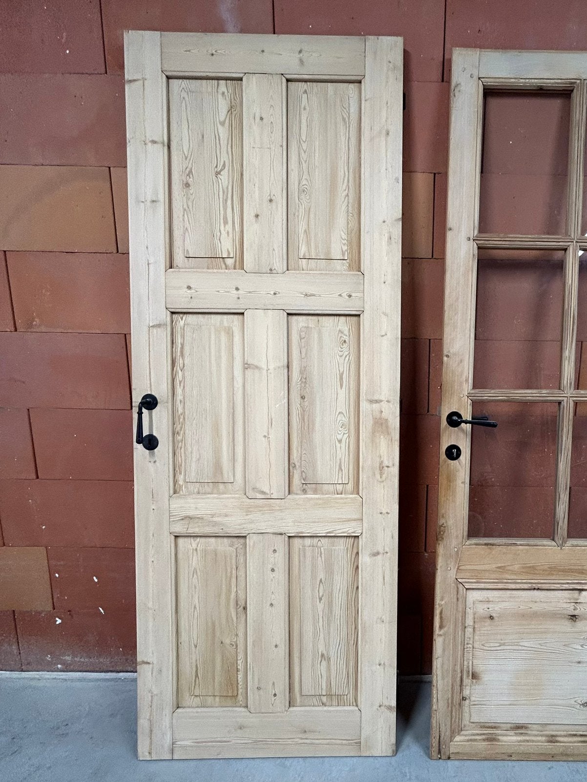 Massief grenen binnendeur, Doe-het-zelf en Bouw, Deuren en Vliegenramen, Ophalen, Minder dan 80 cm, Binnendeur, Zo goed als nieuw