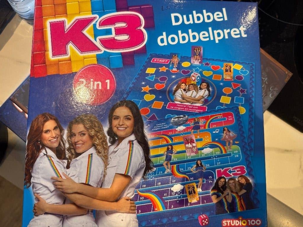 K3 dobbelspel, Hobby en Vrije tijd, Een of twee spelers, Ophalen of Verzenden, Gebruikt, Studio 100