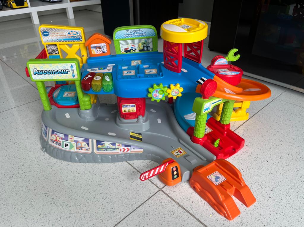 Garage Tut Tut bolides Vtech, Autres marques, Enlèvement ou Envoi, Manuelle, Circuit