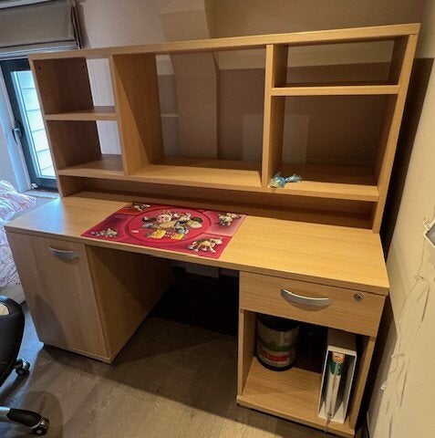 Bureau, Enlèvement, Utilisé, Bois, Bureau d'écolier