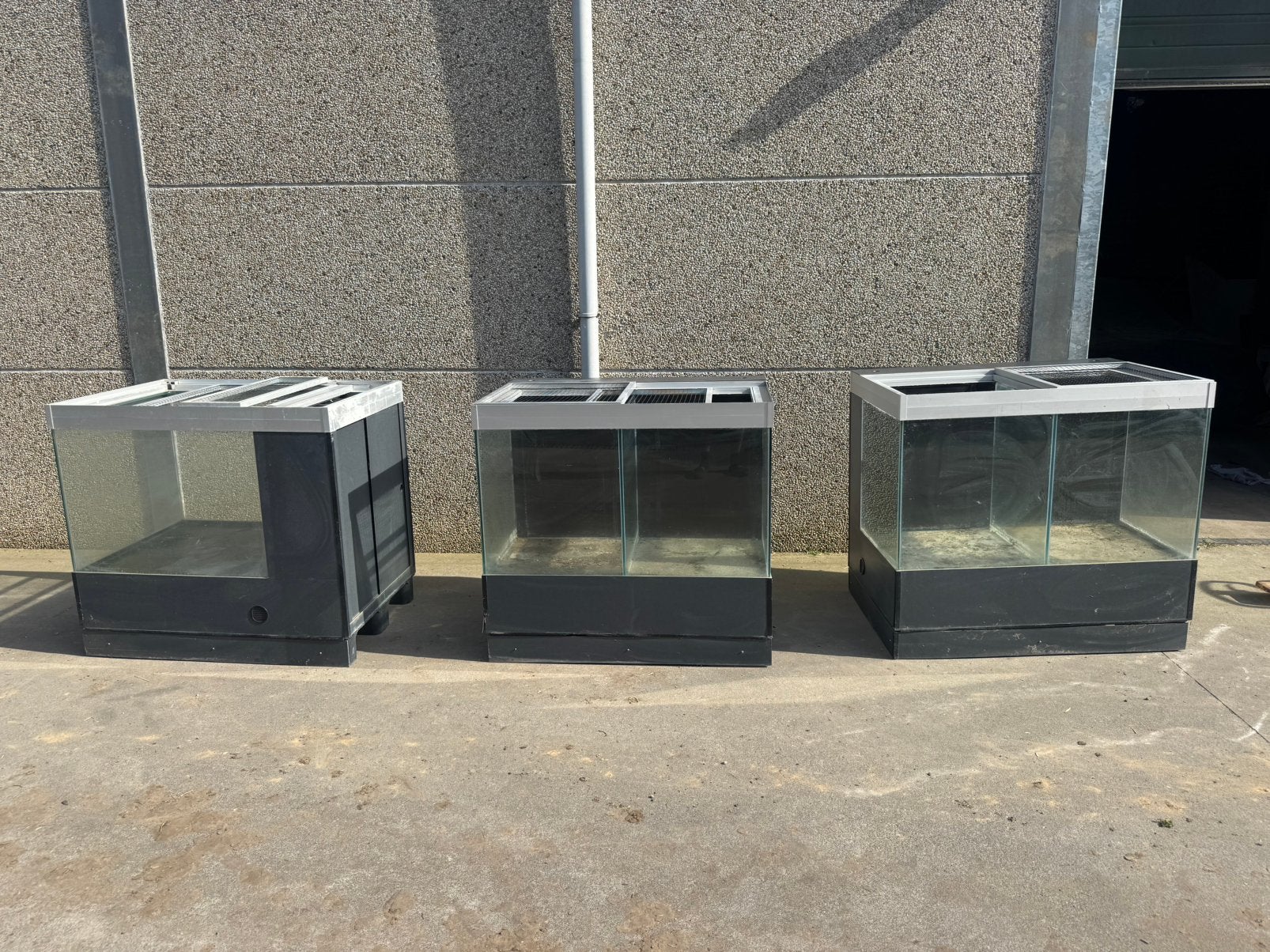 Aquaterrarium Profesioneel met ingebouwde filter, Ophalen, Gebruikt, Aquariummeubel