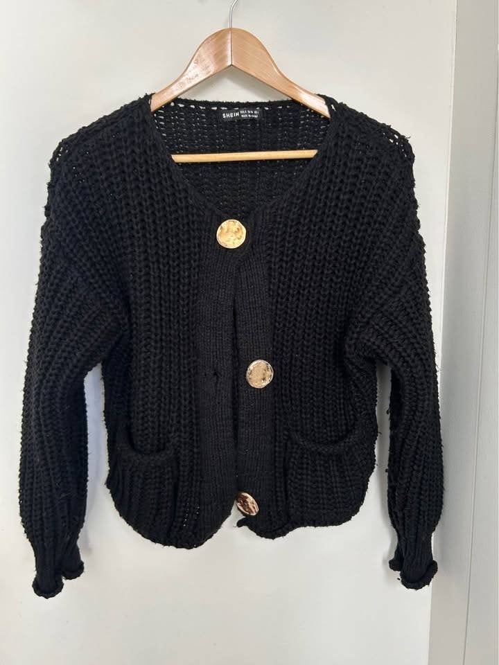 Black SHEIN Cardigan, Vêtements | Femmes, Pulls & Gilets, Enlèvement, Comme neuf, Taille 36 (S)