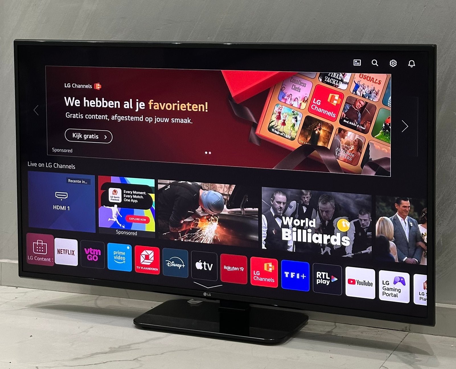 LG l Smart tv l 50” l 4K l Perfecte Staat, Ophalen, LED, 50 Hz, Zo goed als nieuw