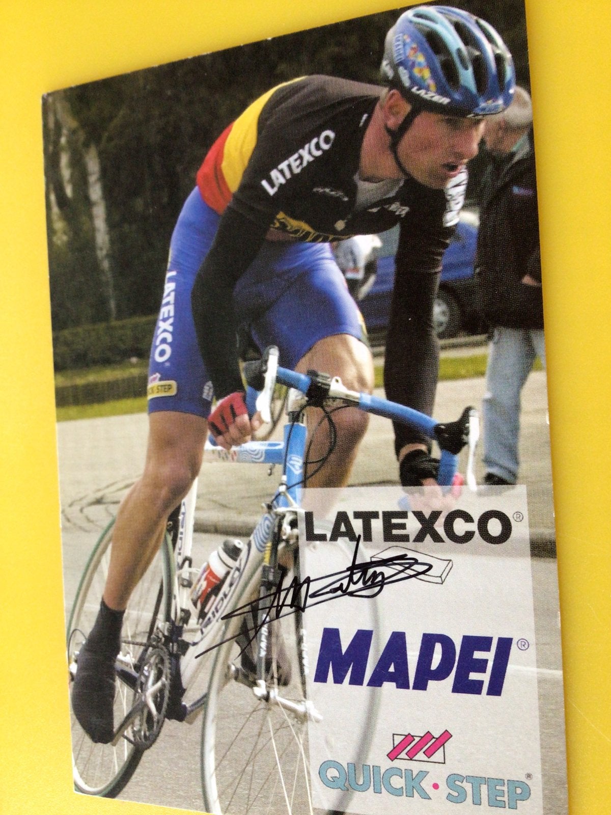 Wielerkaart 1999 bk team mapei marc patry signe, Envoi, Comme neuf