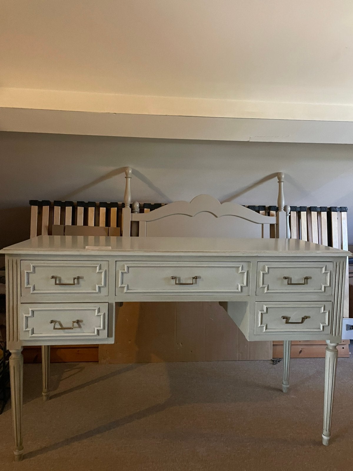Houten bureau, Huis en Inrichting, Ophalen of Verzenden, Gebruikt