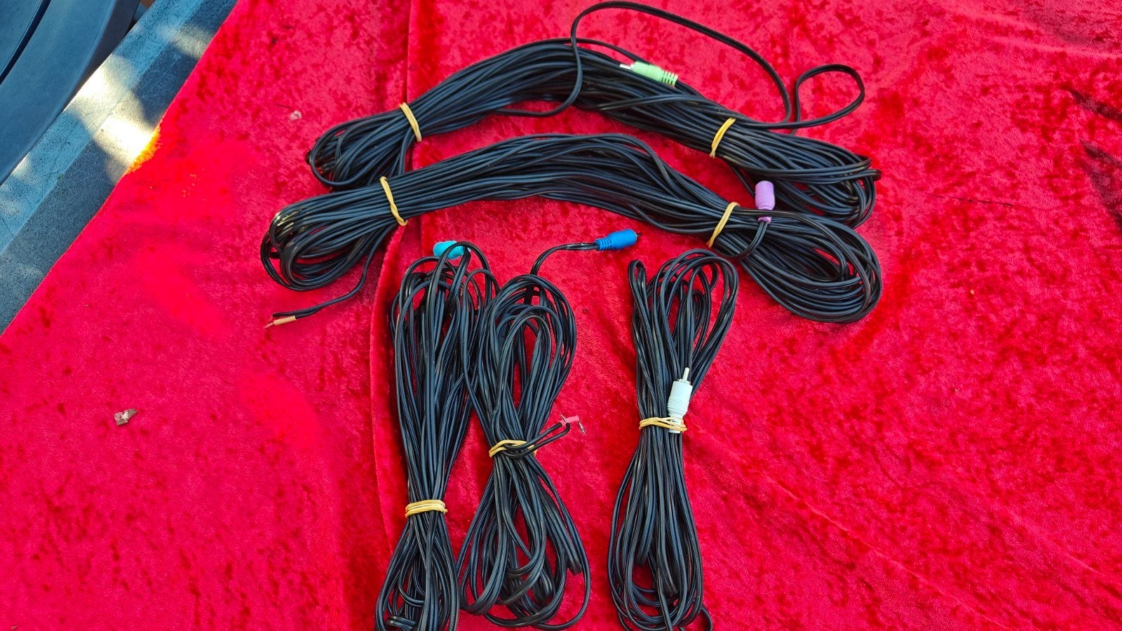Bose set luidsprekerkabels 5x originele lengtes, Audio, Tv en Foto, Ophalen of Verzenden