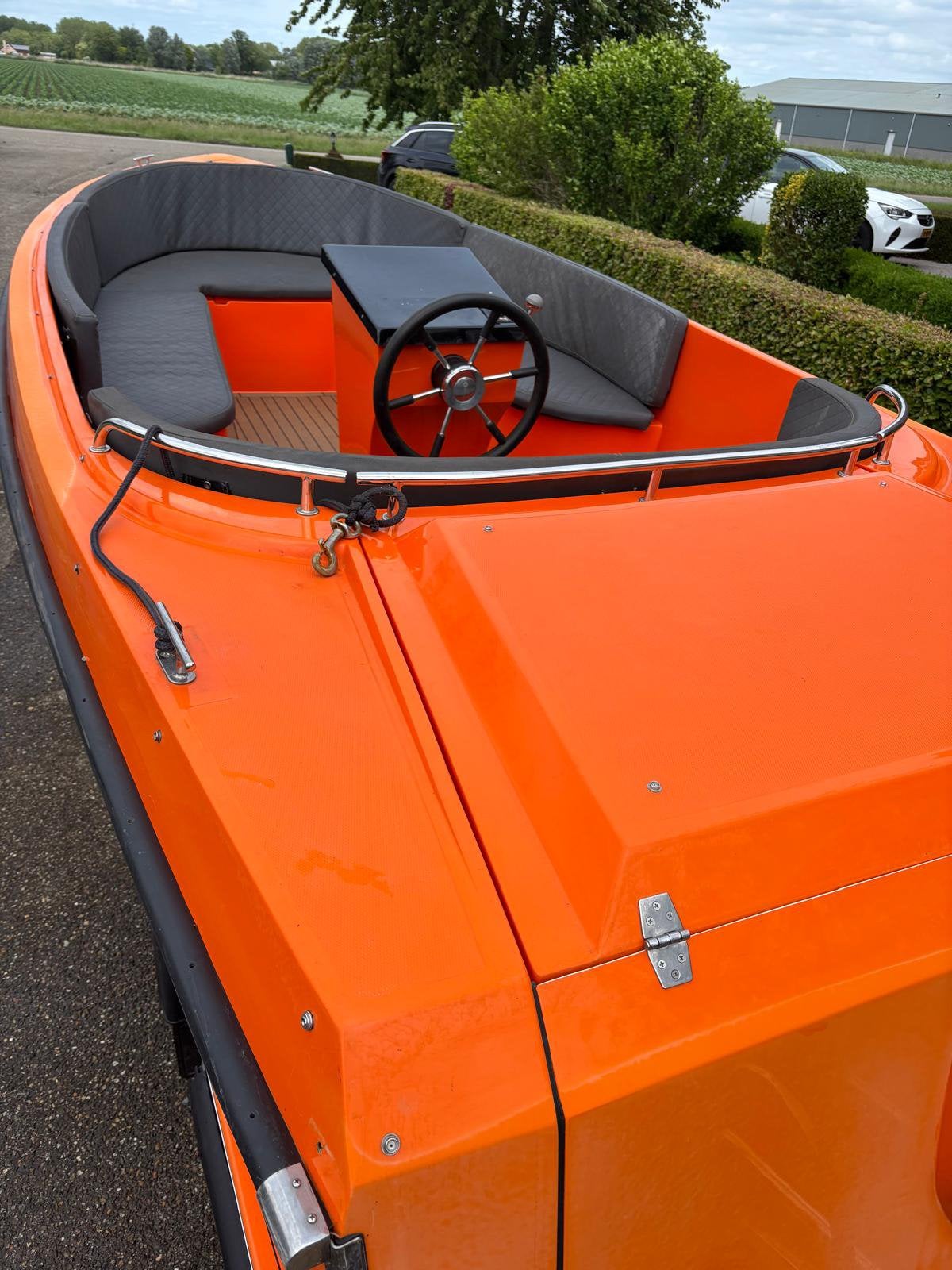 Sloep Lago Amore 595 met 10pk 4 takt Honda, Watersport en Boten, Sloepen, Afdekzeil, Tender, Gebruikt, Lago Amore