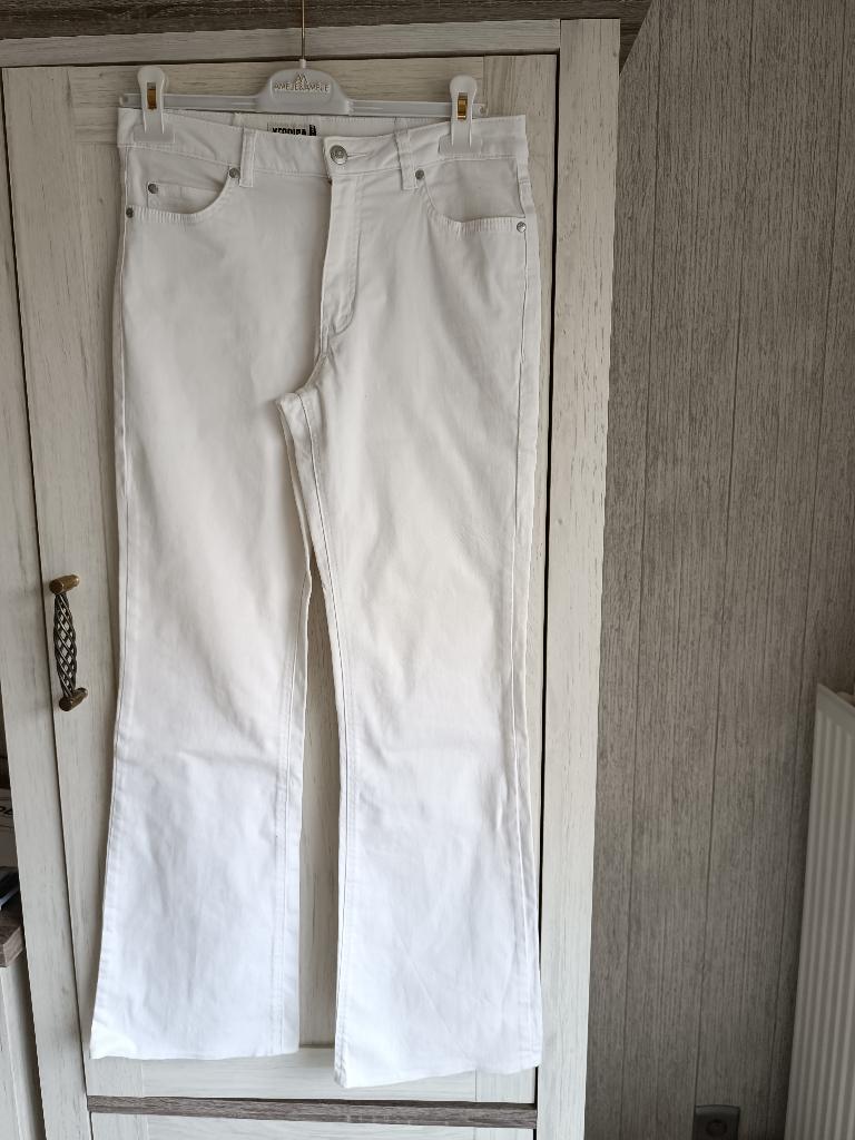 witte zomerjeans maat 40 YESSICA, Neuf, Taille 38/40 (M), Enlèvement ou Envoi, Yessica