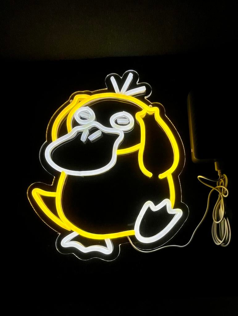 Lampe au néon Psyduck, Enlèvement ou Envoi, Neuf, Table lumineuse ou lampe (néon)