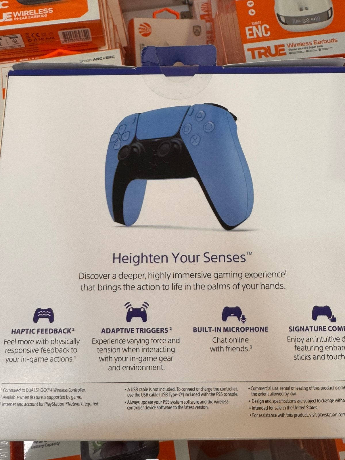 Manette ps5, Enlèvement
