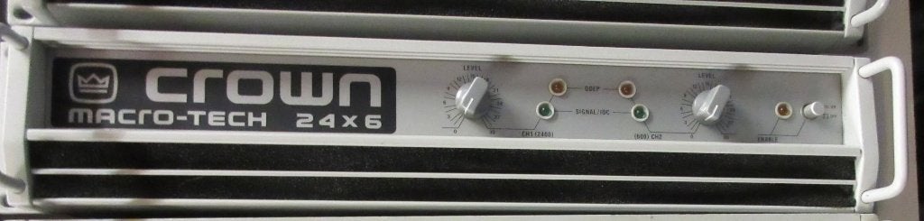 Amplificateur de Puissance CROWN MA 24X6, TV, Hi-fi & Vidéo, Autres marques, Enlèvement, 120 watts ou plus, Stéréo