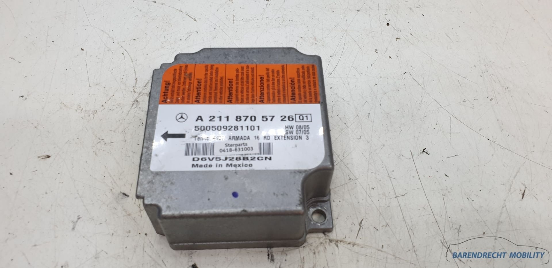 Airbagmodule E-klasse W211 Mercedes 2118705726 origineel geb, Auto-onderdelen, Gebruikt, Mercedes-Benz AG, Mercedes-Benz, Mercedesstrasse 120
70372  Stuttgart, DE