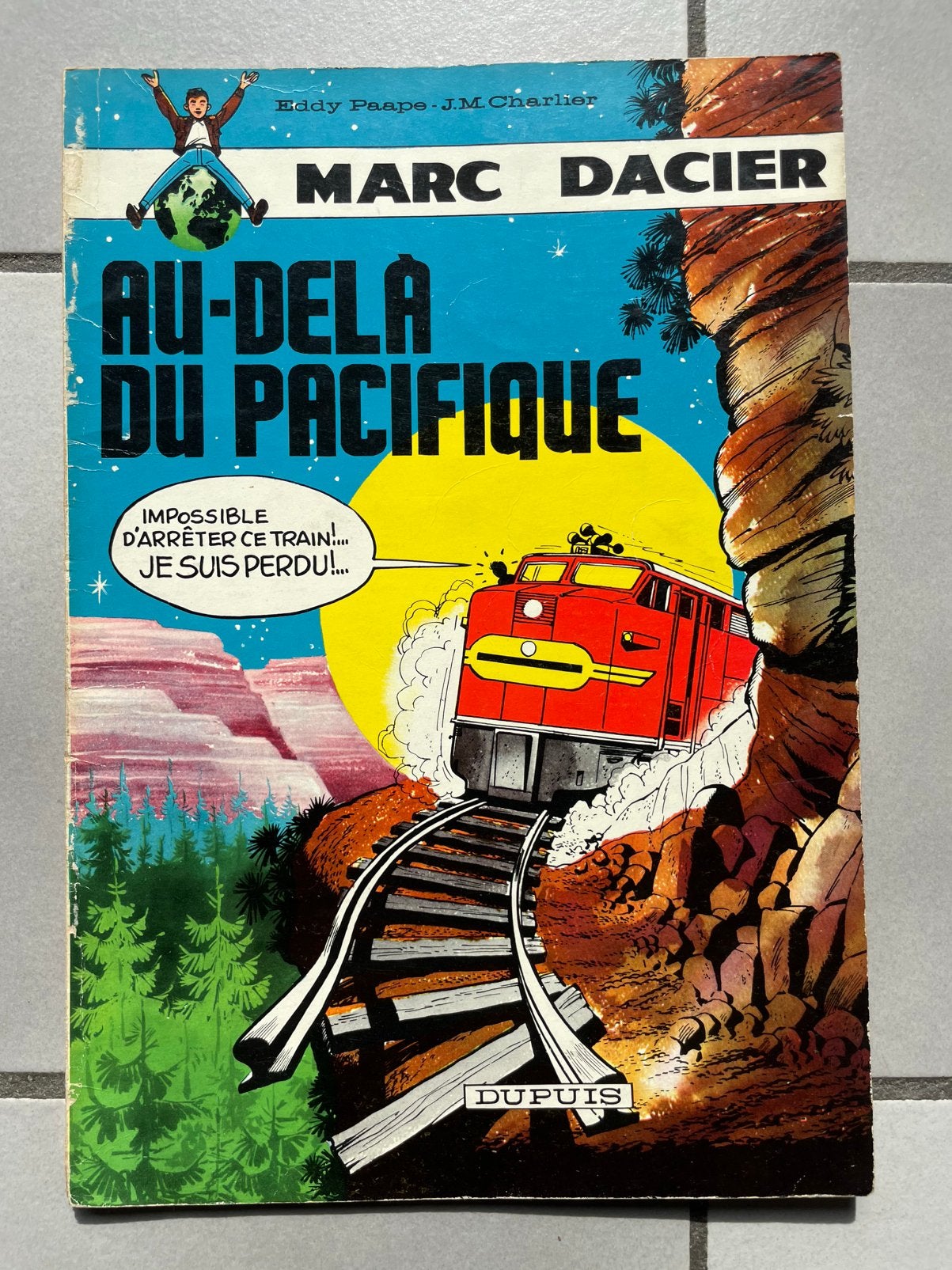 Oude strip van Marc Dacier (1961)!, Ophalen of Verzenden, Gelezen
