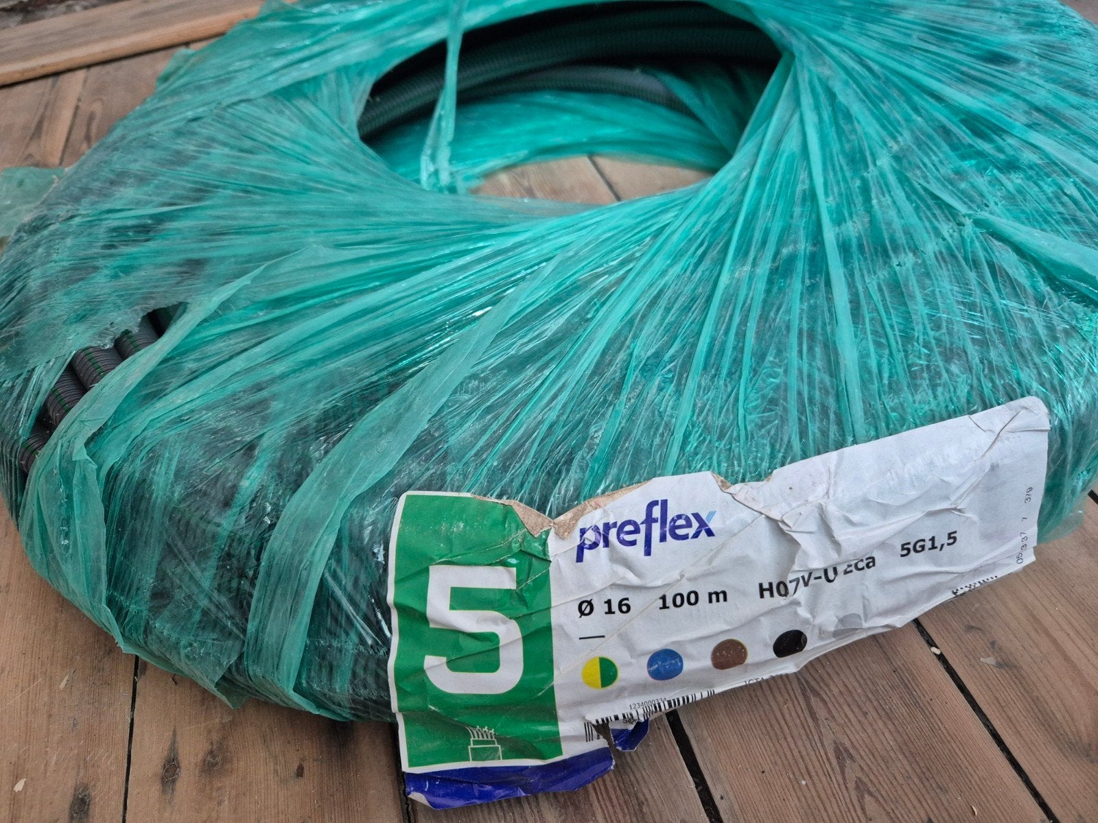 preflex 5g1.5, Bricolage & Construction, Électricité & Câbles, Enlèvement