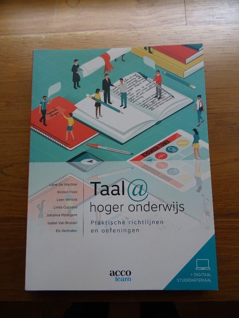 Taal@hoger onderwijs, Livres, Livres d'étude & Cours, Enlèvement, Comme neuf, Enseignement supérieur, Lieve De Wachter e.a.