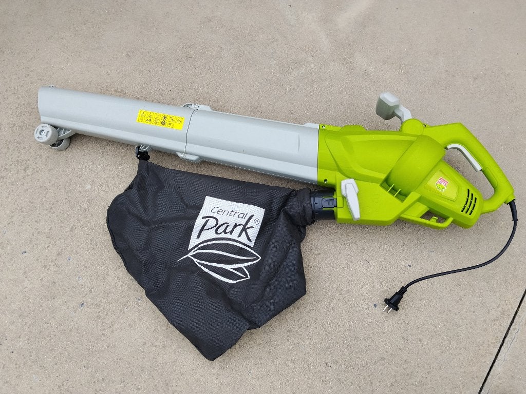 Elektrische bladzuiger blazer, Gebruikt, Handgedragen, Met opvangzak, Elektrisch