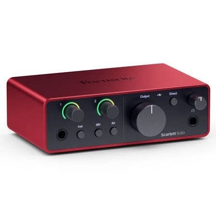 Scarlett Solo 4th gen audio interface, Ophalen, Zo goed als nieuw