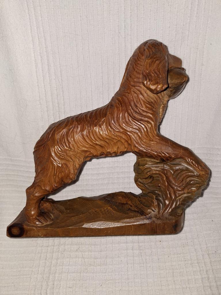 Statue en bois d'Osvaldo Moroder, Antiquités & Art, Enlèvement ou Envoi