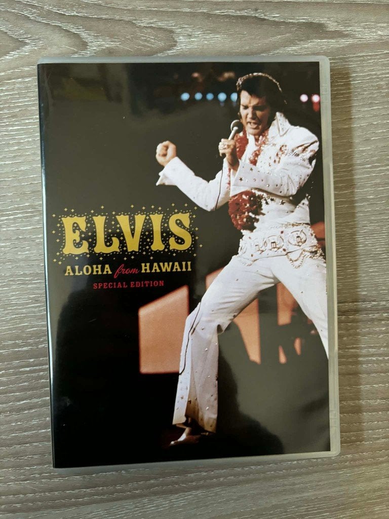 Elvis dvd, Aloha from Hawaii. Mag weg voor slechts 10 euro., Ophalen of Verzenden, Zo goed als nieuw, Engels, Concert